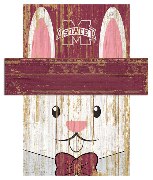 Mississippi State Bulldogs 6" x 5" Easter Bunny Head