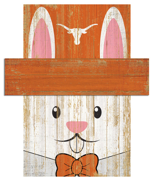 Texas Longhorns 6" x 5" Easter Bunny Head