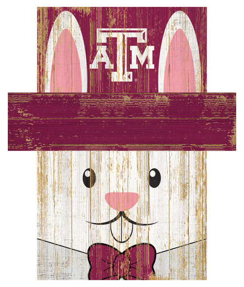Texas A&M Aggies 6" x 5" Easter Bunny Head
