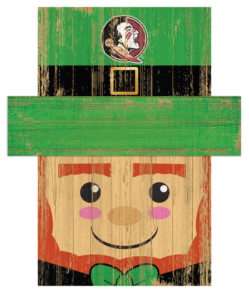 Florida State Seminoles 6" x 5" Leprechaun Head