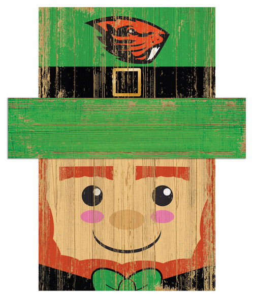Oregon State Beavers 6" x 5" Leprechaun Head