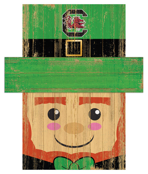 South Carolina Gamecocks 6" x 5" Leprechaun Head