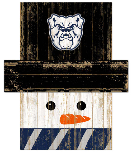 Butler Bulldogs Snowman Head Sign