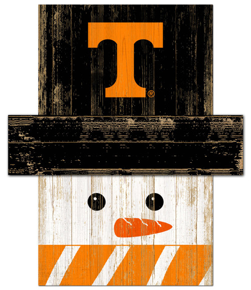 Tennessee Volunteers Snowman Head Sign