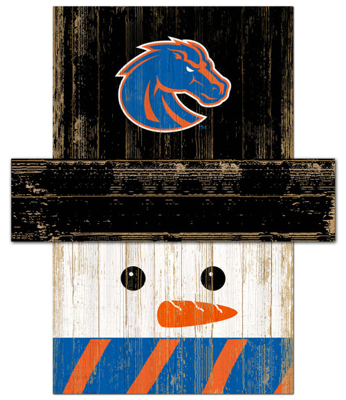 Boise State Broncos 6" x 5" Snowman Head