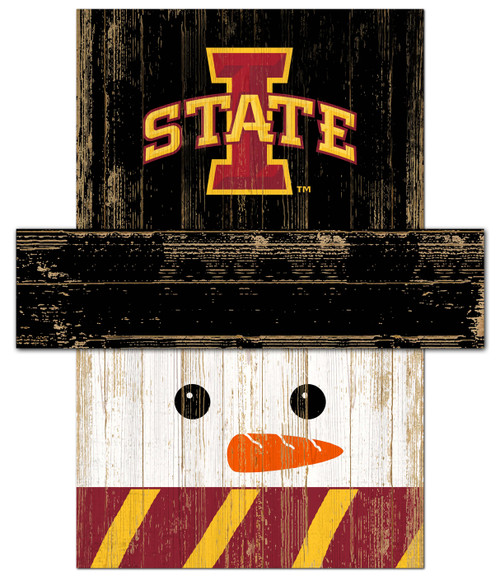 Iowa State Cyclones 6" x 5" Snowman Head