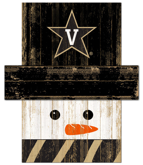 Vanderbilt Commodores 6" x 5" Snowman Head