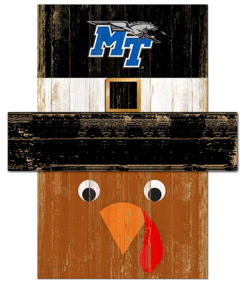 Middle Tennessee State Blue Raiders 6" x 5" Turkey Head