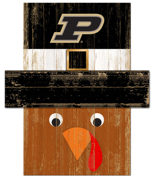 Purdue Boilermakers 6" x 5" Turkey Head