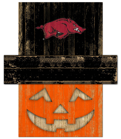 Arkansas Razorbacks 6" x 5" Pumpkin Head