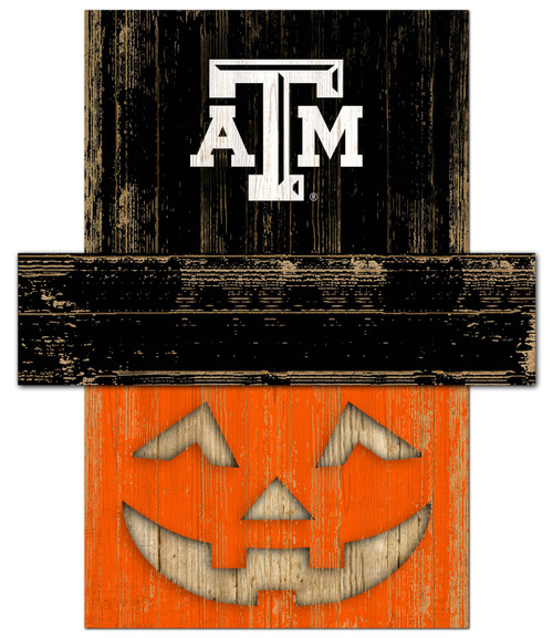 Texas A&M Aggies 6" x 5" Pumpkin Head