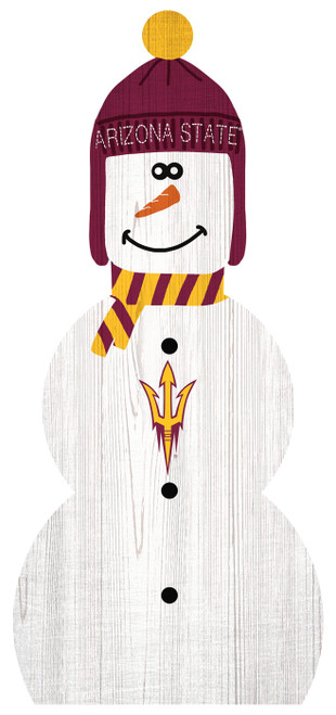 Arizona State Sun Devils 31" Snowman Leaner