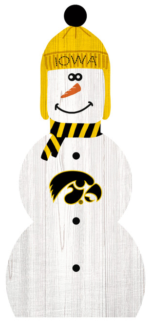 Iowa Hawkeyes 31" Snowman Leaner