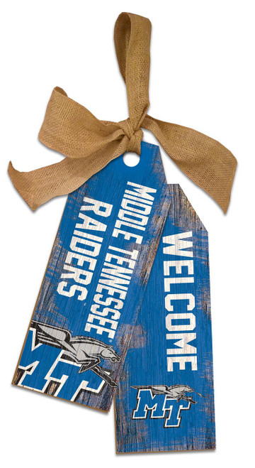 Middle Tennessee State Blue Raiders 12" Team Tags
