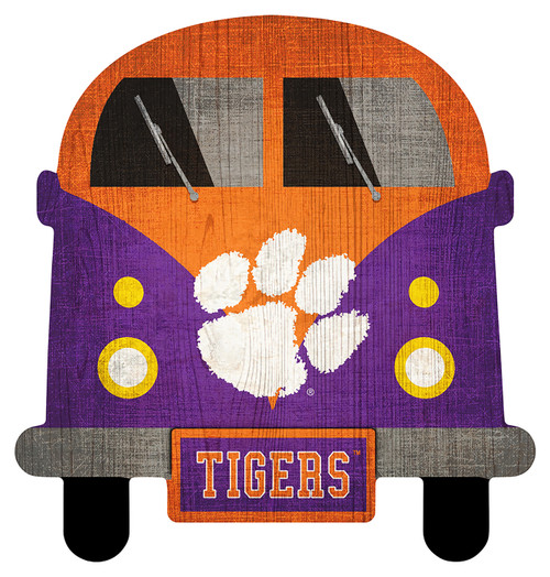 Clemson Tigers Team Bus Sign