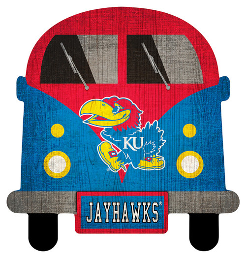 Kansas Jayhawks Team Bus Sign