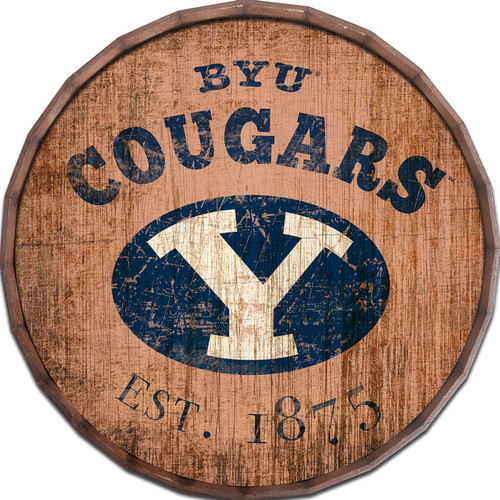BYU Cougars Established Date 24" Barrel Top
