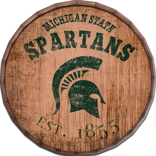 Michigan State Spartans Established Date 24" Barrel Top