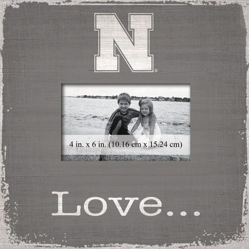 Nebraska Cornhuskers Love Picture Frame