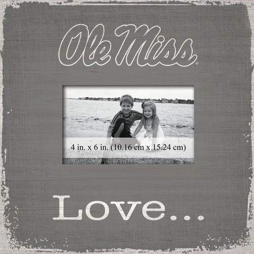 Mississippi Rebels Love Picture Frame