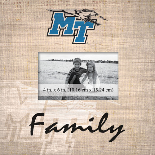 Middle Tennessee State Blue Raiders Family Picture Frame