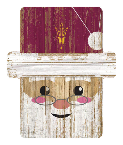 Arizona State Sun Devils Santa Ornament