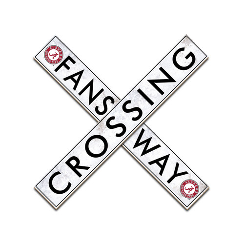 Alabama Crimson Tide 48" Fans Way Crossing Wall Art