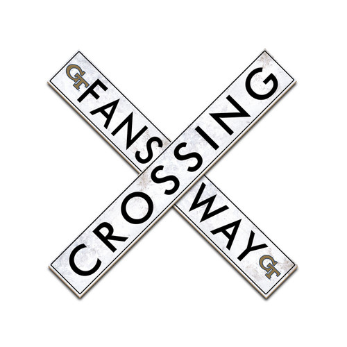 Georgia Tech Yellow Jackets 24" Fans Way Crossing Wall Art