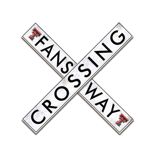 Texas Tech Red Raiders 24" Fans Way Crossing Wall Art