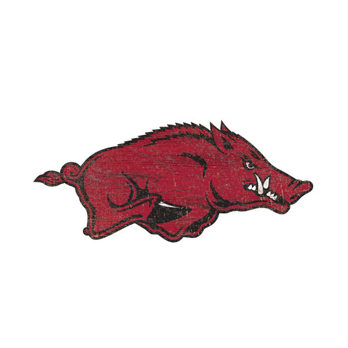 Arkansas Razorbacks 8" Team Logo Cutout Sign