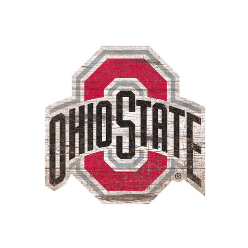 Ohio State Buckeyes 8" Team Logo Cutout Sign