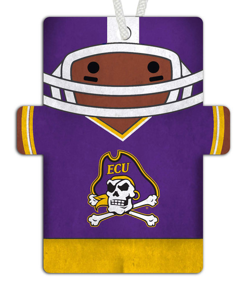 East Carolina Pirates Football Player Ornament