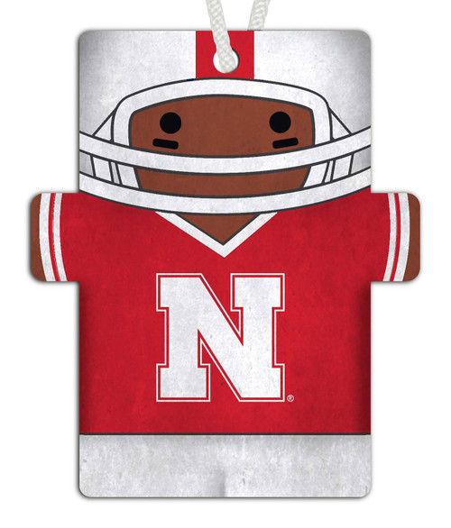 Nebraska Cornhuskers Football Player Ornament