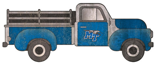 Middle Tennessee State Blue Raiders 15" Truck Cutout Sign