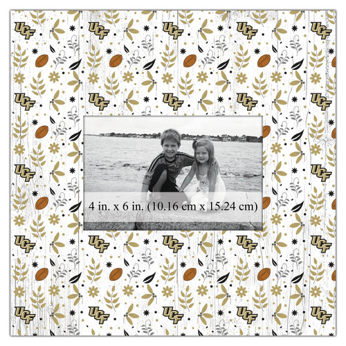 Central Florida Knights Floral Pattern 10" x 10" Picture Frame