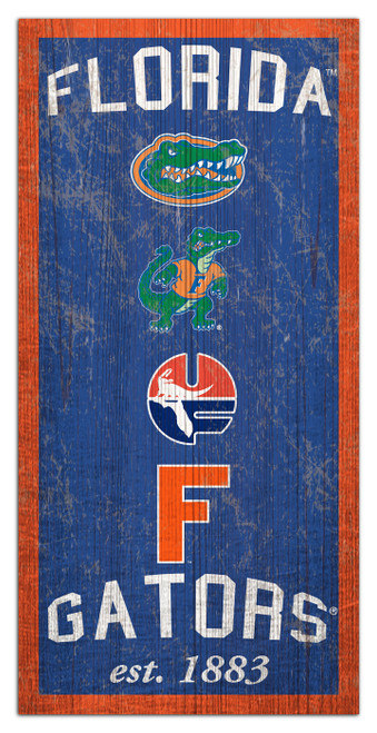 Florida Gators 6" x 12" Heritage Sign