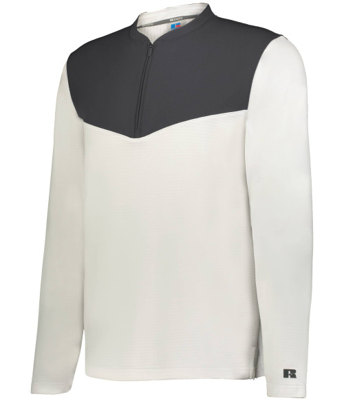 Russell Adult Custom Sideline Grid 1/4 Zip Pullover