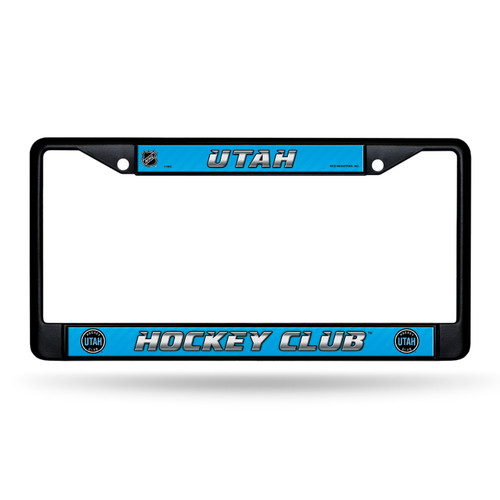 Utah Mammoth Black Chrome License Plate Frame
