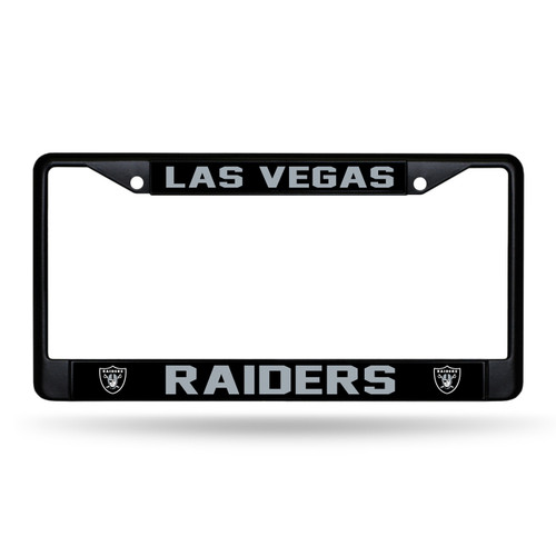 Las Vegas Raiders Black Chrome License Plate Frame
