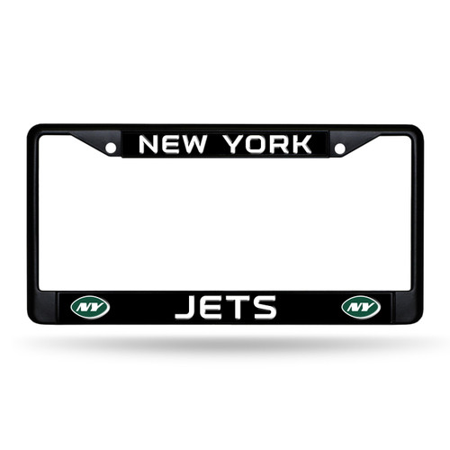 New York Jets Rico Black Metal License Plate Frame