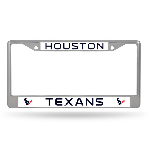 Houston Texans Chrome NFL License Plate Frame