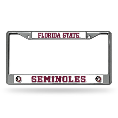 Florida State Seminoles Chrome License Plate Frame
