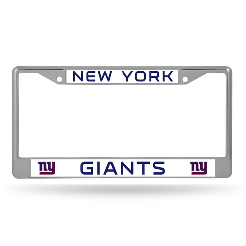 NY Giants NFL Chrome License Plate Frame