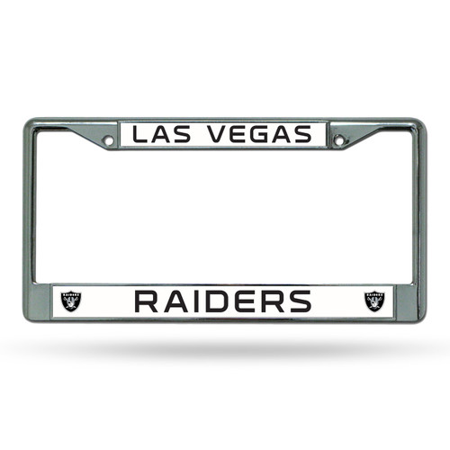 Las Vegas Raiders Chrome NFL License Plate Frame