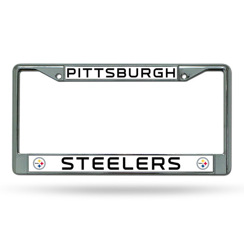 Pittsburgh Steelers Chrome License Plate Frame