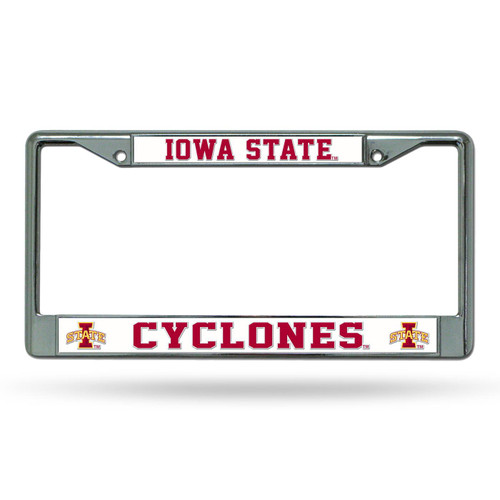 ISU Cyclones Chrome License Plate Frame