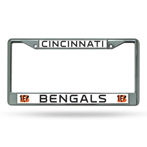 Cincinnati Bengals Chrome License Plate Frame NFL