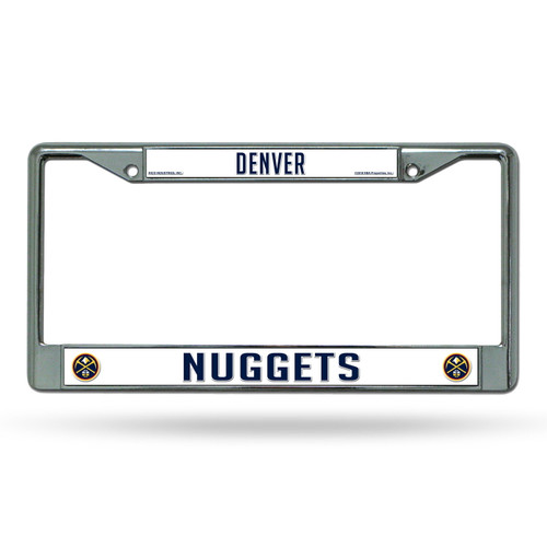 Denver Nuggets Rico Chrome License Plate Frame