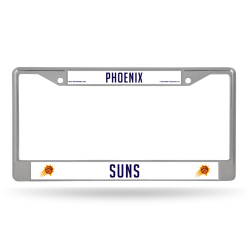 Phoenix Suns Rico Chrome License Plate Frame
