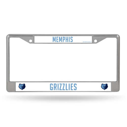 Memphis Grizzlies Rico Chrome License Plate Frame